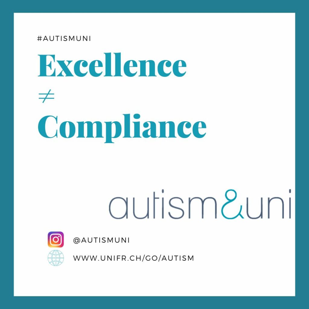 Excellence not compliance autismuni